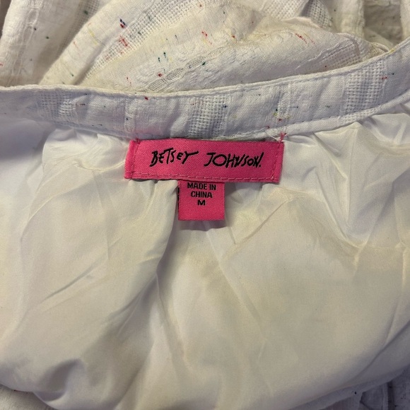 Betsey Johnson Spectator Puff Sleeve Midi Dress, size medium. - Picture 2 of 7